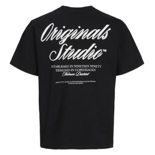 T-Shirt Noir Homme Jack & Jones Norrebro vue 0