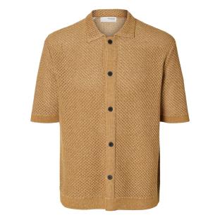 Chemise Camel Homme Selected Ginger pas cher