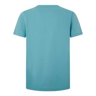 T-shirt Bleu Homme Pepe jeans Clement vue 2