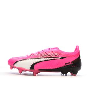 Chaussures de Football Roses/Noires Homme Puma Ultra Ultimate pas cher