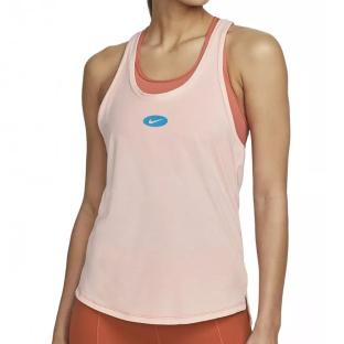 Débardeur Rose Femme Nike One Luxe10 pas cher