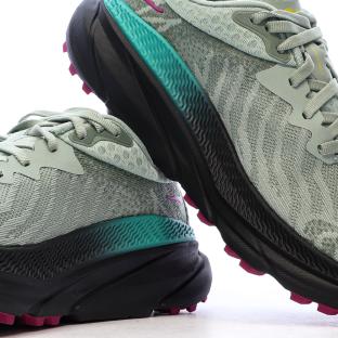 Chaussures de trail Kaki Femme Hoka Challenger 7 vue 7