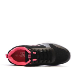 Baskets Noir/Rose Femme Umbro Owen vue 4