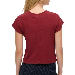 T-shirt Rouge Femme Superdry Athletic Essential vue 3