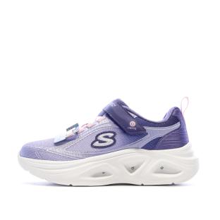 Baskets Mauves Fille Skechers Sola Glow vue 0