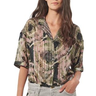 Blouse Fleurie Noir Femme Kaporal Neka pulp pas cher