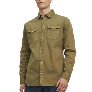 Chemise Kaki Homme Jack & Jones Heridan pas cher