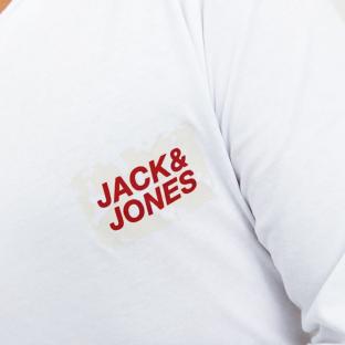 T-shirt Blanc Garçon Jack & Jones Colauge vue 3