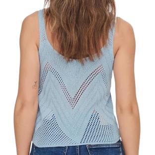 Top Crochet Bleu Femme Jdy 15226348 vue 2
