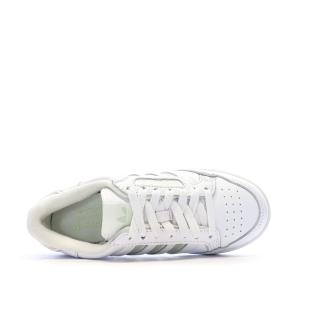 Baskets Blanc/Vert Femme Adidas Continental 80 Stripes vue 0