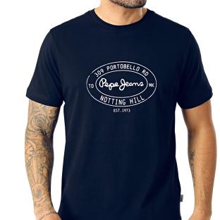 T-Shirt Marine Homme Pepe jeans Originals vue 0
