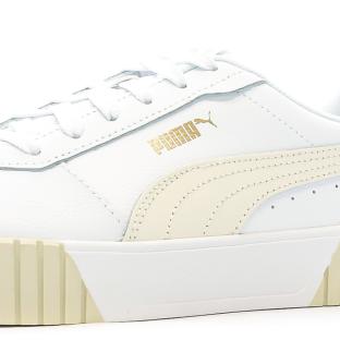 Baskets Beige/Blanc Femme Puma Carina vue 7