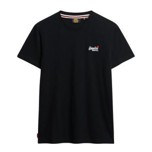 T-Shirt Noir Homme Superdry Essential vue 2