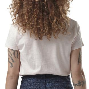 T-shirt Rose Femme Von Dutch Slub vue 2