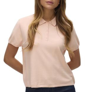 Polo Rose Femme Vero Moda Lenny vue 0