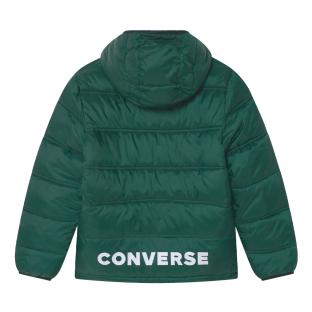 Doudoune Verte Garçon Converse Puffer Black vue 2