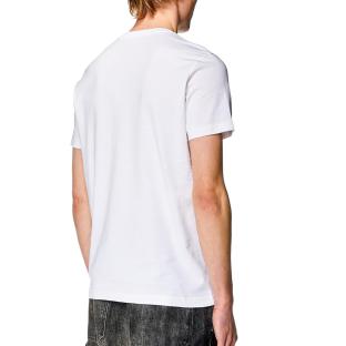 T-Shirt Blanc Homme Diesel Diegorss vue 0