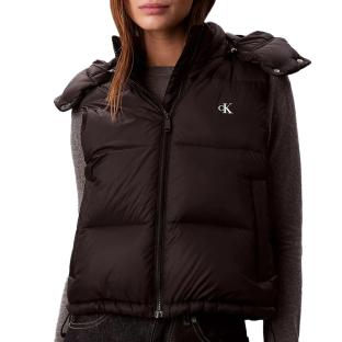 Blouson Sans Manches Noir Femme Calvin Klein Jeans Essential vue 0