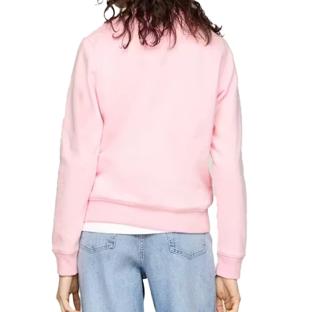 Sweat Rose Femme Tommy Hilfiger Flag Crew DW0DW19959 vue 0