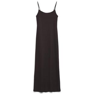 Robe Moulante Marron Foncé Femme Vero Moda Kanva Ankle pas cher