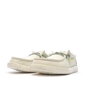 Chaussures Beige Homme Hey Dude Wally Sport Mesh vue 6