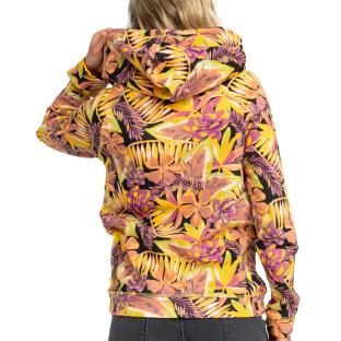 Sweat Noir/Orange Femme Roxy Divedeephoodie vue 0