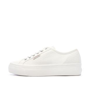 Baskets Blanches Femme Calvin Klein Jeans Vulc pas cher