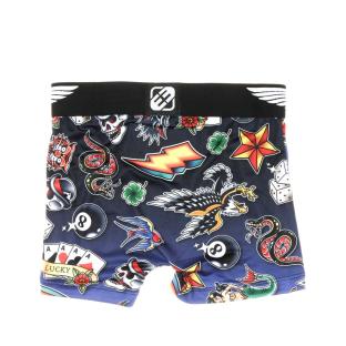 Boxer Marine Garçon Freegun Tattoo vue 2