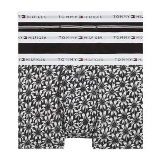 X3 Boxers Noir/Blanc Homme Tommy Hilfiger Trunk Print+ vue 0
