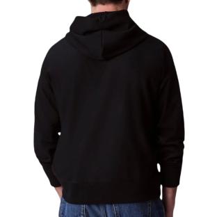 Sweat à Capuche Noir Homme Calvin Klein Jeans Premium Terry vue 0