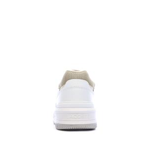 Baskets Blanc/Camel Femme Lacoste Lineshot vue 0