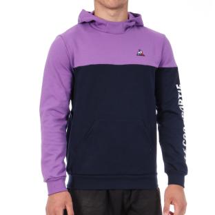 Sweat Violet Homme Le Coq Sportif Hoody] Photo of the Espace des Marques %store% store - view of %key%