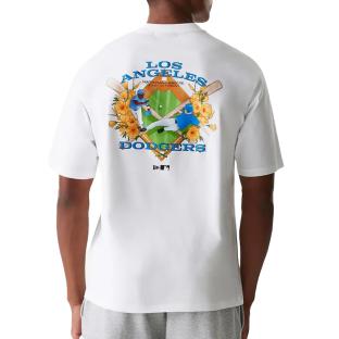 Camiseta blanca de hombre New Era Baseball ver 0