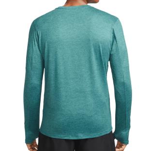 T-shirt Manches Longues Vert Homme Nike Elmnt Crew vue 2