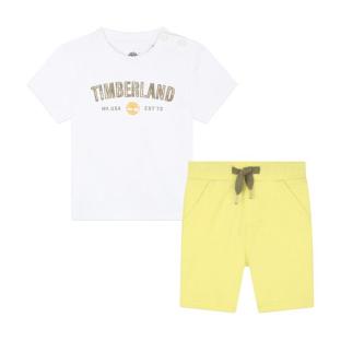 Pyjama Blanc/Jaune Bébé Timberland T60133 vue 0