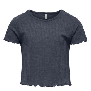 T-shirt Gris Foncé Fille Only Nella pas cher