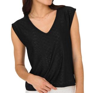 T-Shirt Noir Femme JDY Cathinka 15347439 pas cher