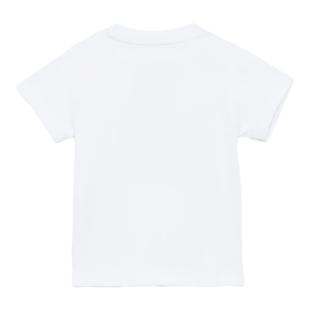 T-Shirt Blanc/Noir Garçon Adidas JE0520 vue 0