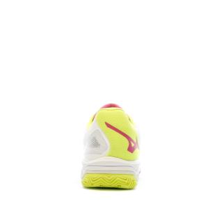 Chaussures de Padel Blanche Femme MizunoWave Exceed Light vue 3