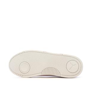 Baskets Blanches/Roses Femme Puma Club 5v5 Sd vue 5