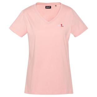 T-Shirt Rose Femme Schott TSBRODEDW vue 0