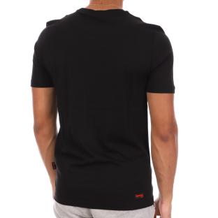 T-shirt Noir Homme Supreme Grip Maril vue 2