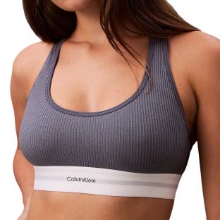 Brassière Bleu/Gris Femme Calvin Klein Jeans Lightly pas cher
