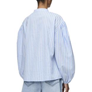 Blouse Bleu/Blanche Femme Pieces Lilia vue 2