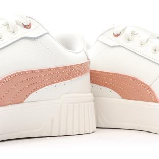 Baskets Blanches/Roses Femme Puma Carina 395017 vue 7