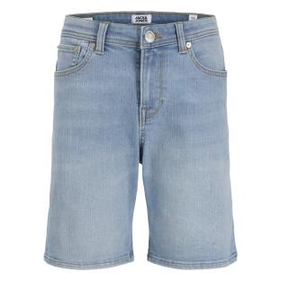 Short Bleu Clair Délavé Garçon Jack & Jones Rick vue 0
