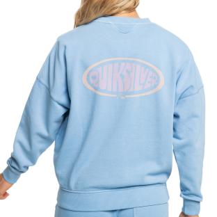 Blaues Oversize-Sweatshirt für Damen von Quiksilver cr2 Ansicht 0