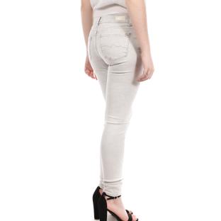 Jean Skinny Gris Clair Femme Teddy Smith Ava vue 2