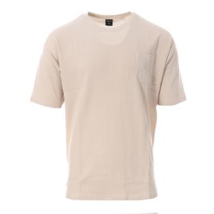 T-shirt Beige Homme RMS26 91286 pas cher
