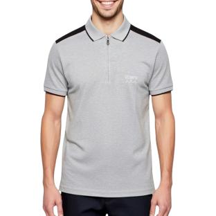 Polo Gris/Noir Homme Lee Cooper GLC2046 vue 0